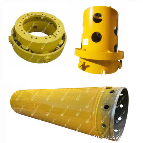 Segamental casing liner double wall casing tube casing shoe for bored pile