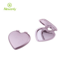 Wholesale Heart-Shaped Colorful Plastic Portable Make-up Mirrors