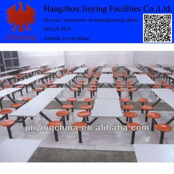 plastic chair carteen desk and chairs