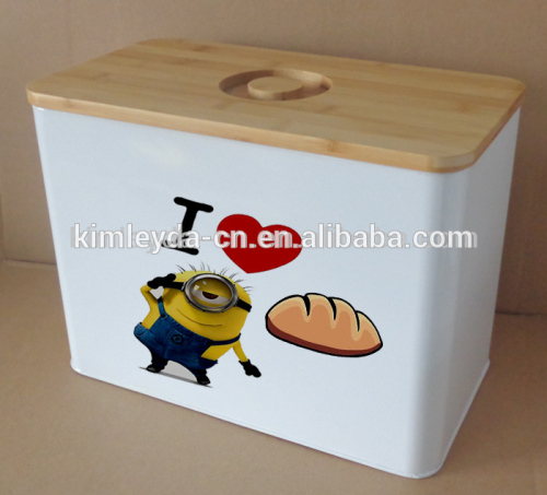 Bread box/Kitchen Canister/Wooden/Bamboo lids 5pcs