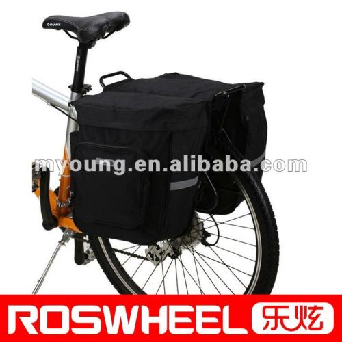 Wholesale bicycle rear rack twin pannier bag