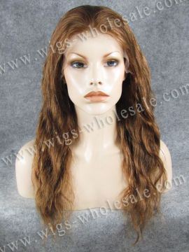 remy huaman hair full lace wigs light auburn short wave useful lady