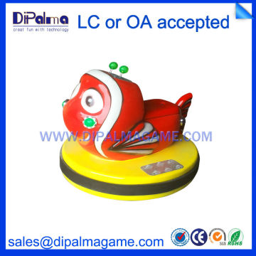 Funny arcade Kiddie Rides Battery car Machine Clownfish DK-008