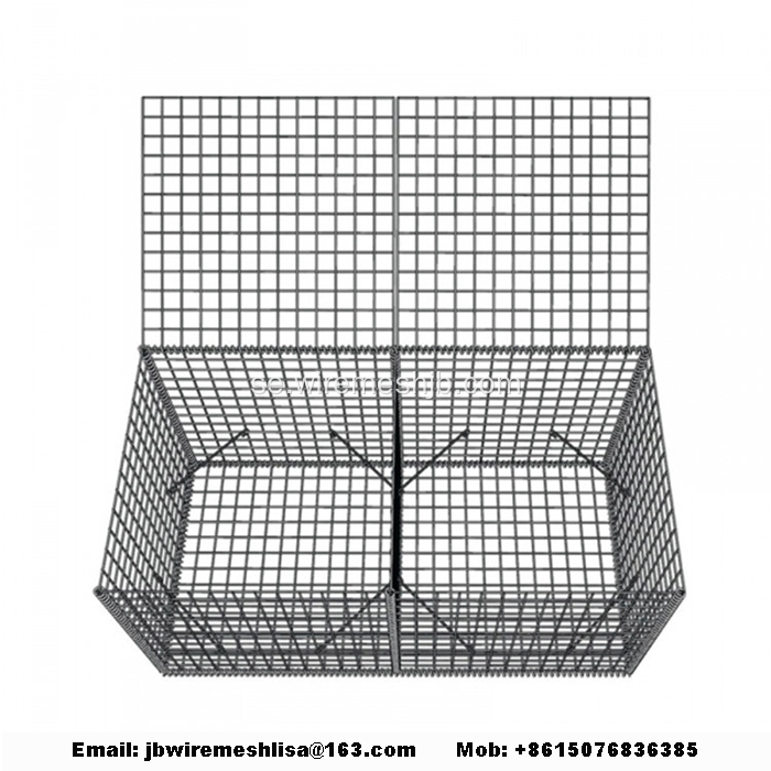 Hot Dipped Galvaniserad Svets Stone Cage Net