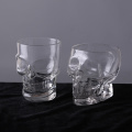 Heavy Base Skull Face Shot Glass Set