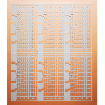 Gravure PE Base à double face en cuivre vêtu de substrat flexible