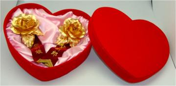 Golden Rose Corsage, Wedding Corsage,Metal Craft