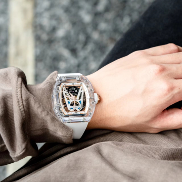 2023 Men's Luxury Automatic Skeleton Watch - Stylish Mechanical Timepiece