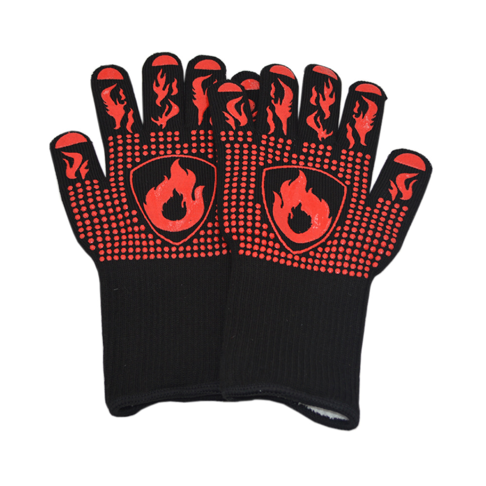 Amazon Suppliers Kitchen Oven Extreme Heat Resistant Gloves BBQ Grill Cooking Gloves