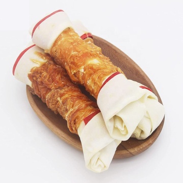 Cat and Dog Chewing Sticks - Cowhide and Fish Skin Pet Snacks