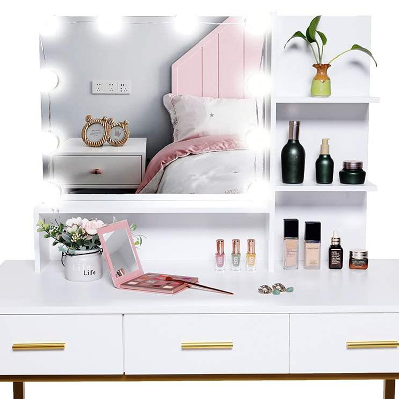 makeup cabinet with lights