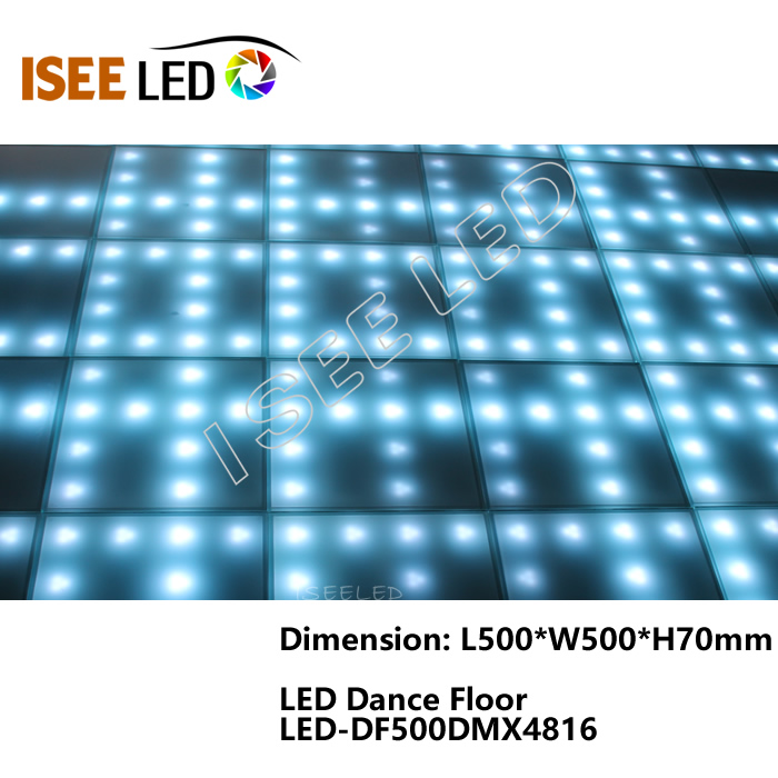 DMX LED Dance Floor Lights Para sa Lighting ng Club