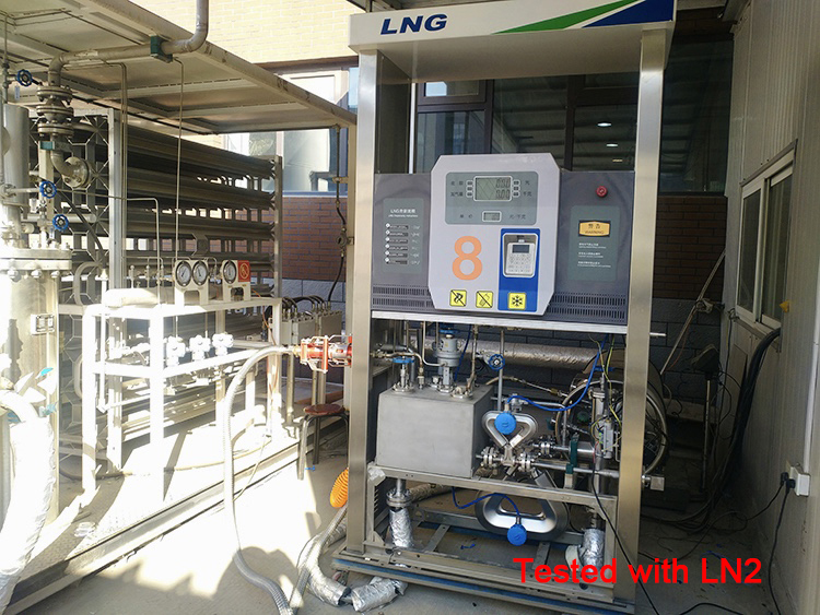 CNG الغاز الطبيعي المسال موزع كتلة التدفق الشامل