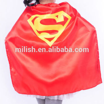 90cm kids red superman cape wholesale superhero cape CAPE-0101