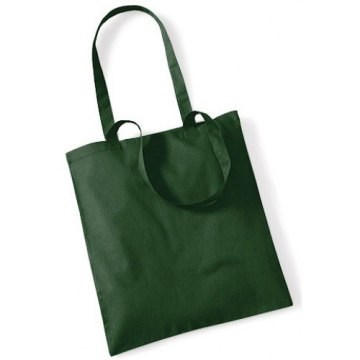 Groene milieu grote canvas tas