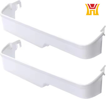 Refrigerator Door Bin Shelf White ABS Plastic