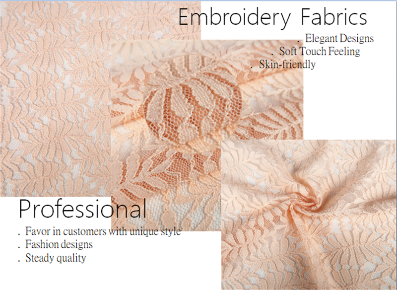 New Embroidery Lace Dress Fabric