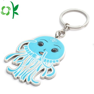 Unique Design  Auspicious Gifts Printing Silicone Keyrings