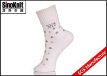 Cotton Ladies Fashion Socks Quarter Length Warm Mozn Sock /