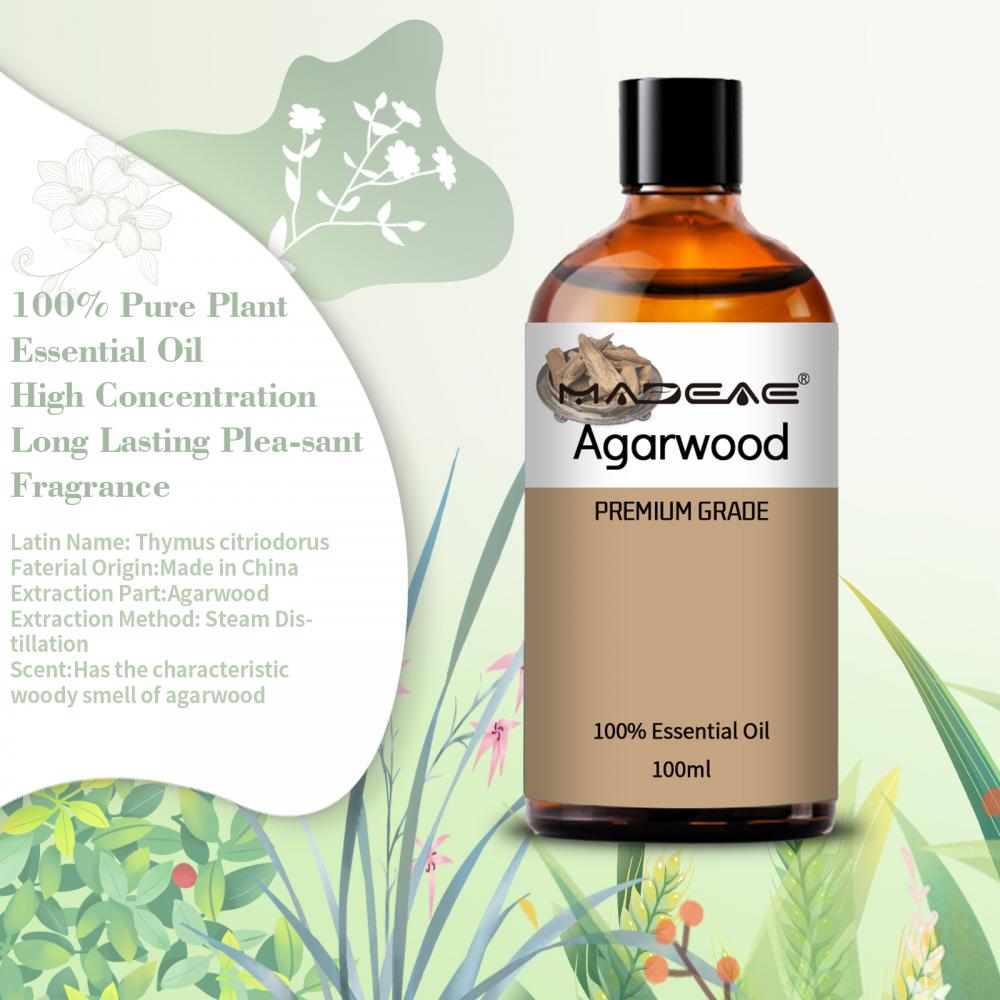 Wholesale 100%Pure Extract Agarwood Oil For Reducing Stress