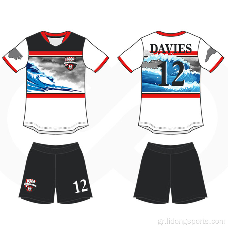 Custom Sportswear Men Soccer Dry Fit ποδοσφαίρου Jersey