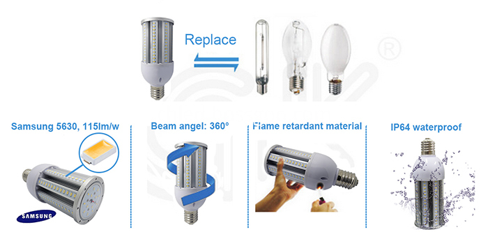 High Bay Led Corn Light 54W