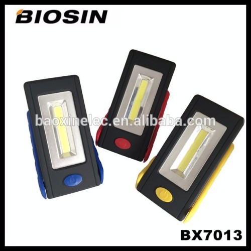 BX7013 Handfree design Magnet+stander+ hook COB high lumen led emergency lamp