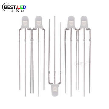 Bi-color LED 3mm Red Blue LED Common Cathode