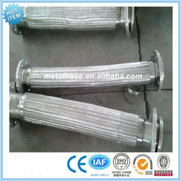 SS304/ss201/SS316L braided sleeve Flexible Metallic Hoses