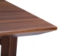 Τραπέζια φαγητού Solid Walnut Wood Restaurant PU Lacquer