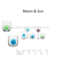 Decoreated drinking glasses