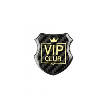 Carbon Fiber Vip Car Sticker