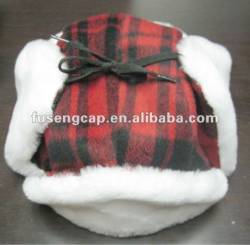 hot sell windproof warm kids winter hats, fleece caps