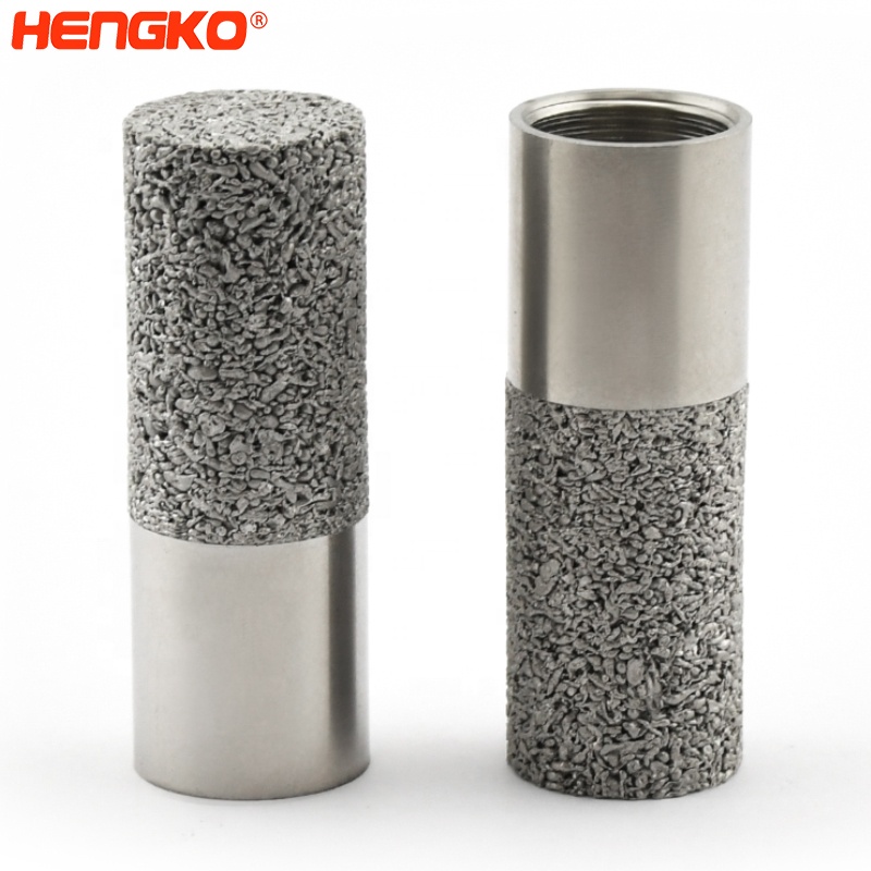 30 45 Micorn IP65 Sintered Metal Porous Filter Stainless Steel Sensor Probe HousingFor Relative Hmidity Transmitters