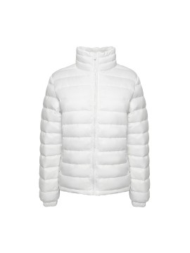 Pure white warm down jacket