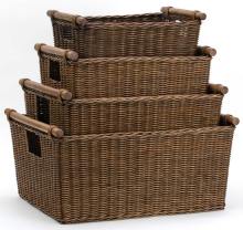 Hight Quality Color Woven Imitated Wicker Crafts