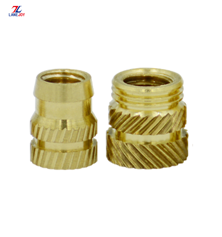 Threaded Knurled Brass Insert Nut For Plastic