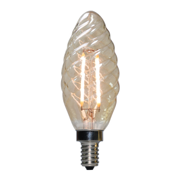 Soft white led filament bulb