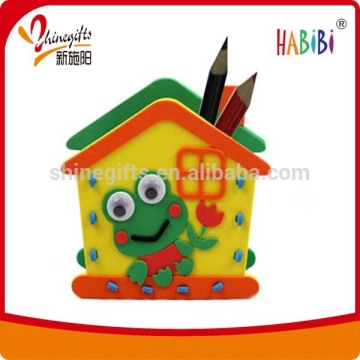Handmade eva pencil vase for kids