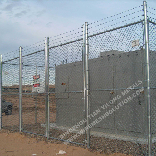 50x50mm Galvanized Chain Link Fence for Garden