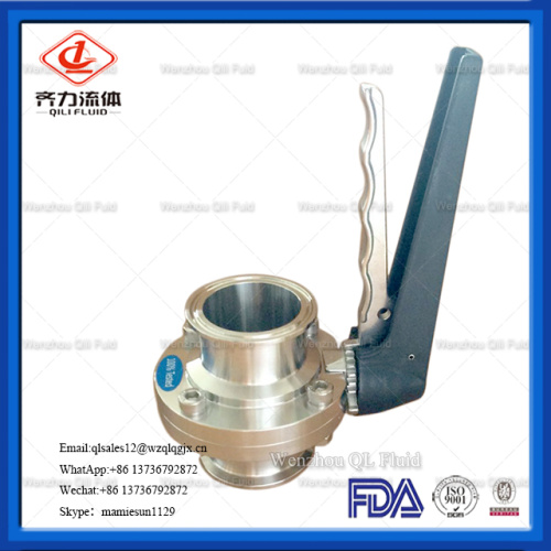 Stainless Steel Threaded Welding Butterfly Valve