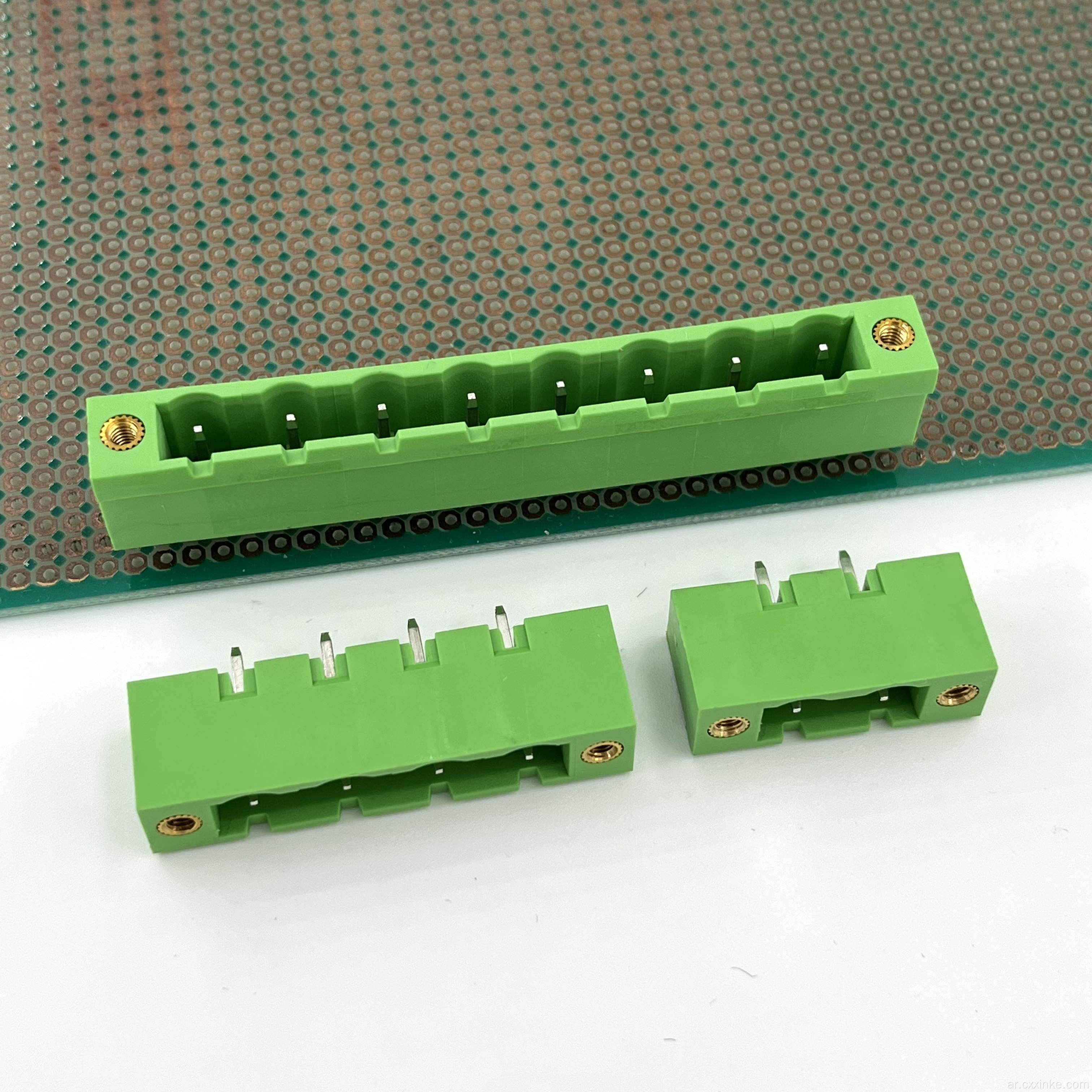 7.62mm plug-in pcb terminal bin als pin incl