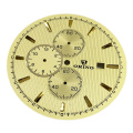 Man's Chronograph Teakwood Watch dial