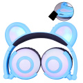Fones de ouvido com fone de ouvido colorido Flash Panda