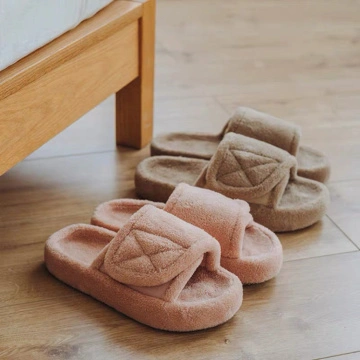 open toe slippers with arch support