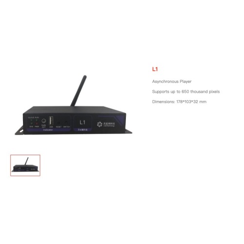 Asynchronous player of led display screen L1