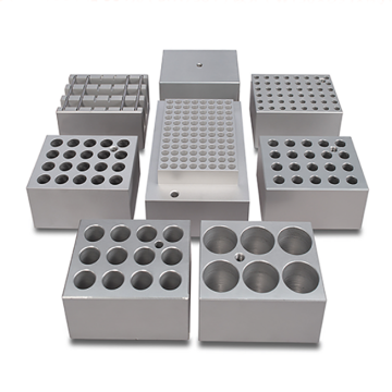 Custom Machining Aluminum Test Tube Heating Block