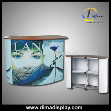 shop counter design images Aluminum shop counter table,pop up table                        
                                                Quality Choice