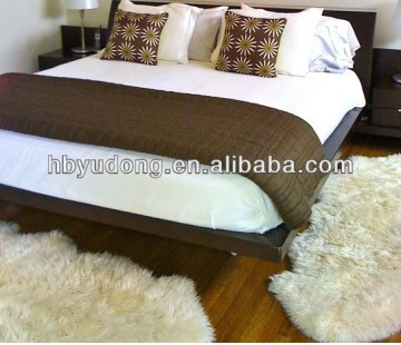 100% genuine fleece rug/woolen sheepskin