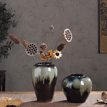 Eco-Friendly Antique Rustic Ceramic Vase for Weddings and Christmas Decorations